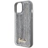 Guess GUHCP15SPSFDGSS iPhone 15 / 14 / 13 6.1 srebrny/silver hardcase Sequin Script Metal